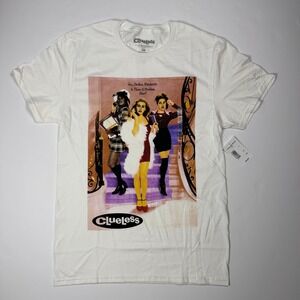 Clueless Y2K Vintage Aesthetic Women Graphic Tee White Cotton
